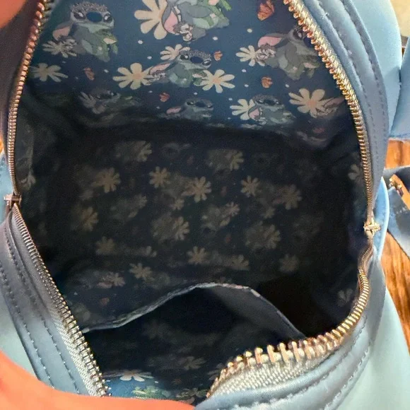 Loungefly DisneyStitch Mini Backpack with flower crown